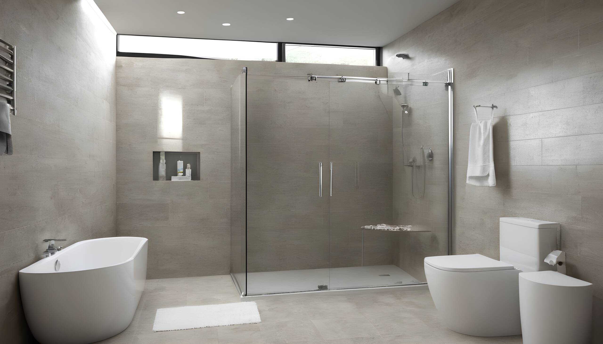 shower-enclosure-in-a-modern-bathroom