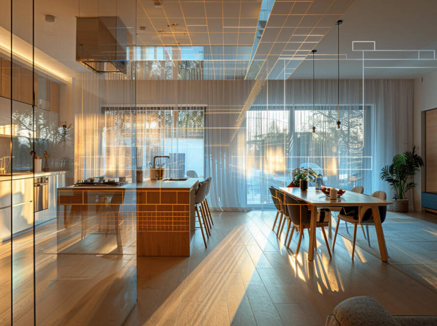 The Usage of Glass in Interior Design
