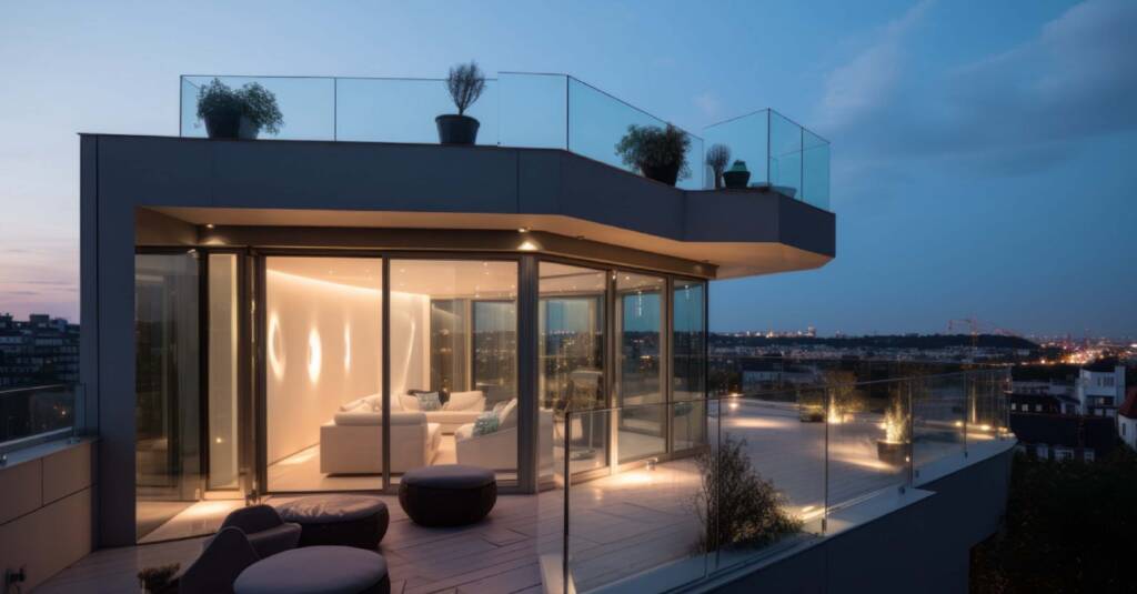 15 Modern Glass Railing Designs For Balcony